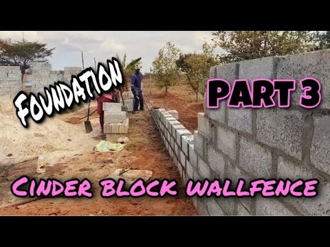 Building Our Block Wall Fence part 3 | Lusaka, Zambia 🇿🇲