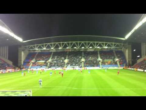 Wigan vs Liverpool 0 - 0 - Luis Suarez Song - Longest and Loudest One