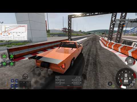 BeamNG Drive - Gavril D series 5 second drag monster!