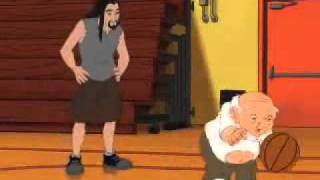 Eight Crazy Nights Basketball Scene