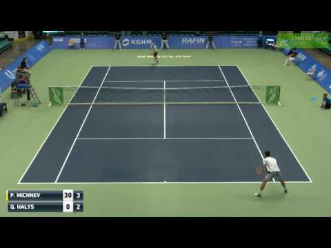Petr Michnev vs Quentin Halys FULL MATCH Wroclaw Challenger 2017