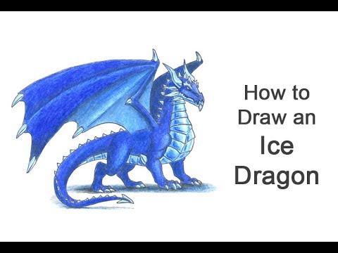 How to Draw an Ice Dragon