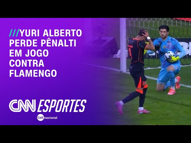 Yuri Alberto perde pênalti ao tentar cavadinha em Rossi | LIVE CNN