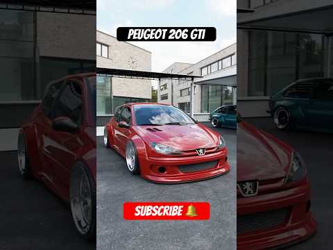 Wide body Peugeot 206 GTI #peugeot206gti #peugeot206 #peugeot #streetcars #widebody #206gti #206
