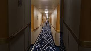 On our way to our cruise room