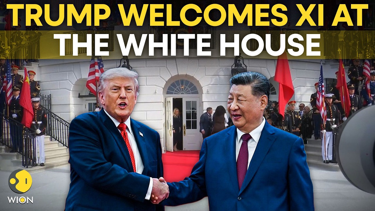 Trump-Xi Jinping Meet LIVE: Trump Welcomes Chinese President Xi Jinping At The White House | WION