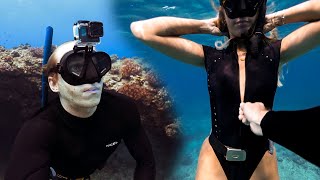 Searching for mysterious underwater cave [Hawai'i Freediving Vlog]