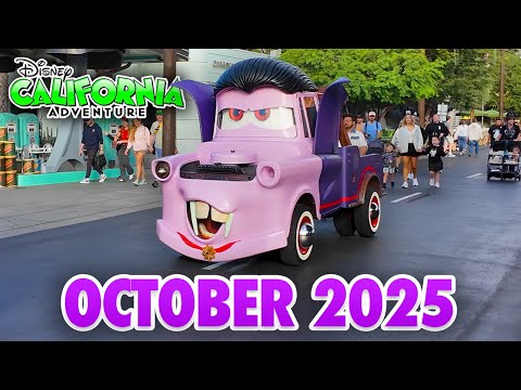 Disney California Adventure - October 2025 Walkthrough [4K POV]