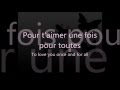 Céline Dion - L'amour existe encore (French Lyric Video with English Translation)