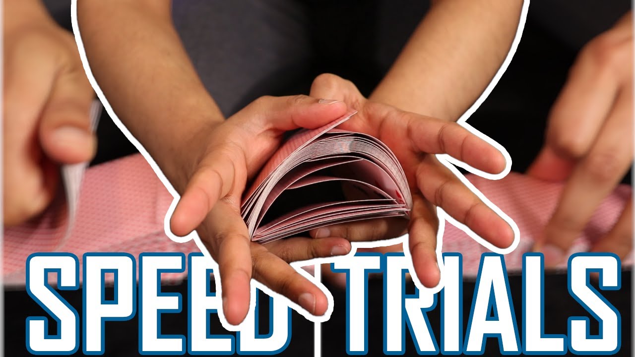 The FASTEST Riffle Shuffle!