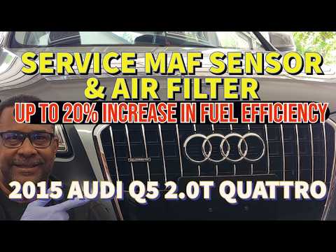 2011-2025 AUDI Q5 - Service Bad Mass Air Flow Sensor (MAFS) and Air Filter