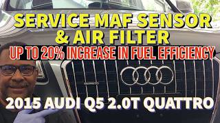 2011-2025 AUDI Q5 - Service Bad Mass Air Flow Sensor (MAFS) and Air Filter