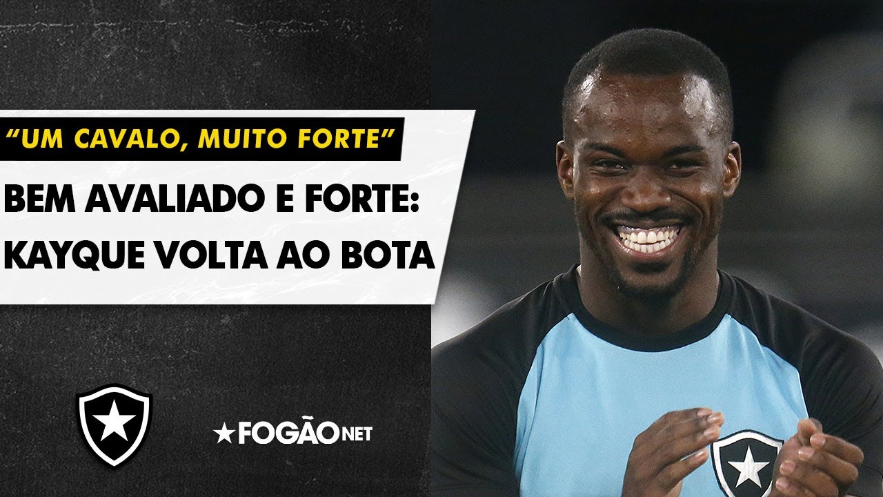 Bem avaliado, Kayque retorna ao Botafogo em busca de recuperação após quase um ano