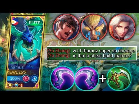 THAMUZ USER'S MUST START USING THIS NEW BUILD 🔥 | THAMUZ BEST BUILD AND EMBLEM 2022 - MLBB