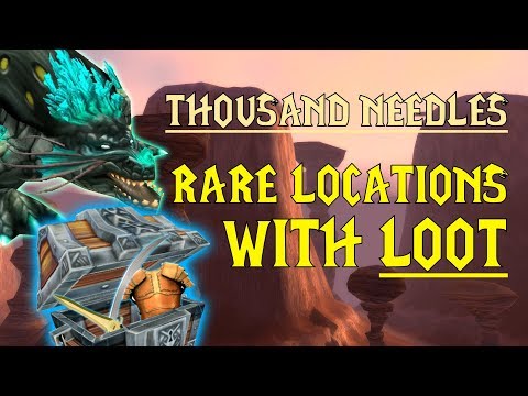 WoW Classic - Rare Mob Locations + UNIQUE LOOT - Thousand Needles