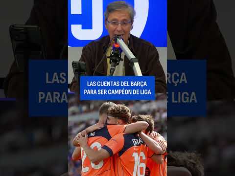 Las cuentas del Barça para ser campeón de Liga | Tiempo de Juego COPE