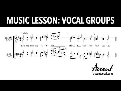 Vocal Group History and Styles (by Accent)