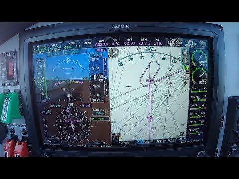 Bristell Flying Programed Hold and Approaches