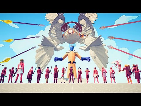 ALL RANGED UNIT TOGETHER vs ALL UNITS - Totally Accurate Battle Simulator TABS
