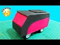 How To Make Mini Electric Bus With Cardboard Cardboard Se Mini Electric Bus Kaise Banaye Diy Bus
