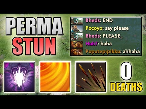1 sec Cooldown Brain Sap + Aftershock = Permanent Stun [END THIS GAME PLS] Dota 2 Ability Draft