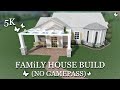 5K!BLOXBURG: FAMILY HOUSE BUILD, NO GAMEPASS !!