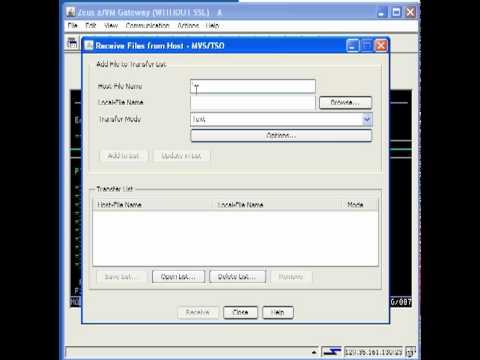 Mainframe - Receive a dataset member from a Mainframe