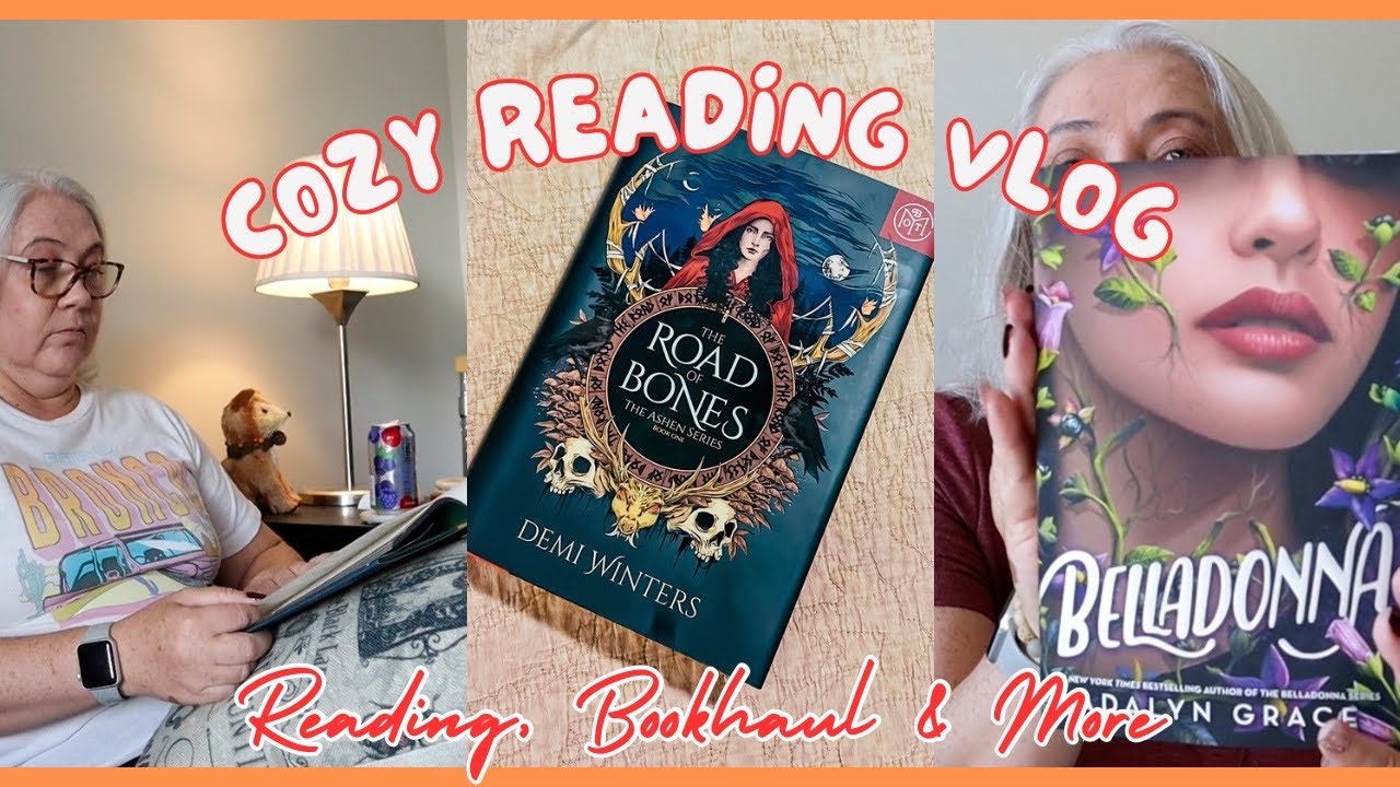Cozy Fall 🍁Reading📚 Vlog #fantasybooks #readingrecommendations #bookhaul