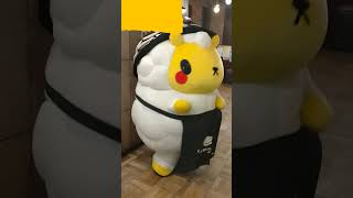 サッポロビール園でジンギスカン応援隊ジンパ　　　　　　　ジンギスカンのジンくんのジューシースマイル