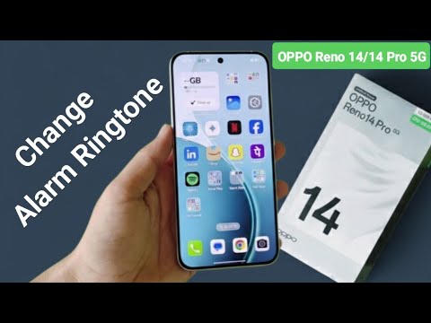Oppo Reno 14/14 Pro 5G: Change Alarm Ringtone