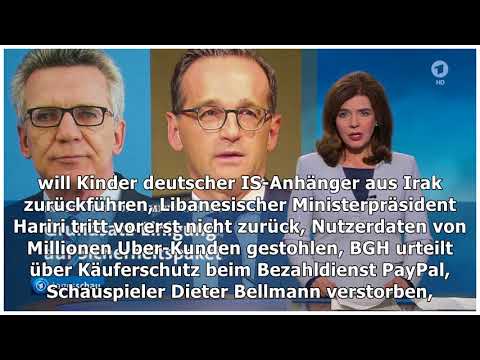 Tagesschau 29.11.2017 20:00