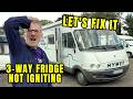 How To Fix Clean The Gas Burner On A 3 Way Fridge In A Motorhome Or Caravan