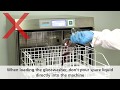 UC-L GWE 500mm 16 Pint Undercounter Glasswasher With Drain Pump And Water Softener - Hardwired Product Video