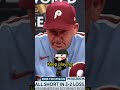 Phillies manager Rob Thomson: "They played as hard as anybody out there tonight." #shorts