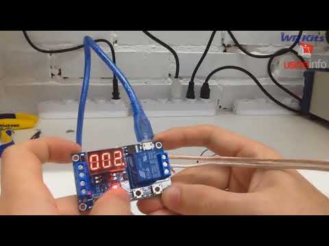 Video - Relé Temporizador Digital XY-J02 Ajustável com Display e Micro USB - 4 Modos de Uso