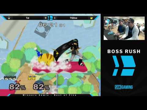 Boss Rush: Shroomed Winners Semis - Tai (Marth) vs TS|Axe (Pikachu)