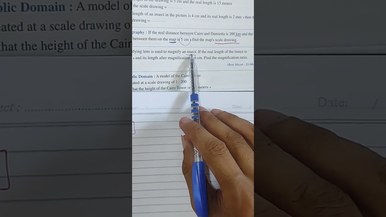 Lesson 2 ( Scale Drawing) ,  Prep 1 . 