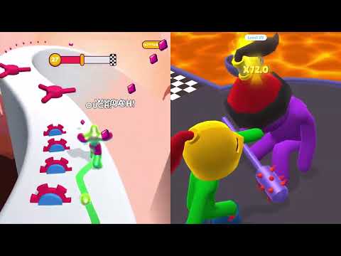 Blob Runner 3D Vs Giant Rush in Max Level Gameplay Walkthrough Update Mobile Game iOS