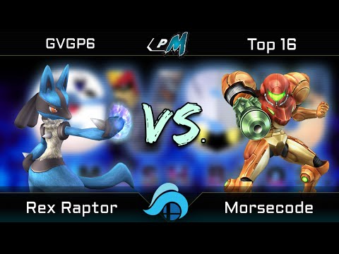 GVGP 6 Prjoect M Top 16 - Rex Raptor (Lucario) vs. Morsecode (Samus)
