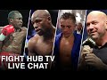 FIGHT HUB TV LIVE CHAT- RAY LEONARD VS FLOYD MAYWEATHER, GGG AFTER PARTY STORY & BOXING MEDIA FIGHTS