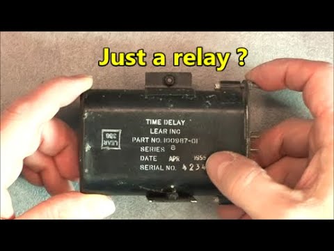 1955 Lear aircraft time delay module teardown