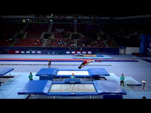ALIYEV Pirmammad (KAZ) M - 2022 Trampoline Worlds, Sofia (BUL) - Q Trampoline Exercise 2