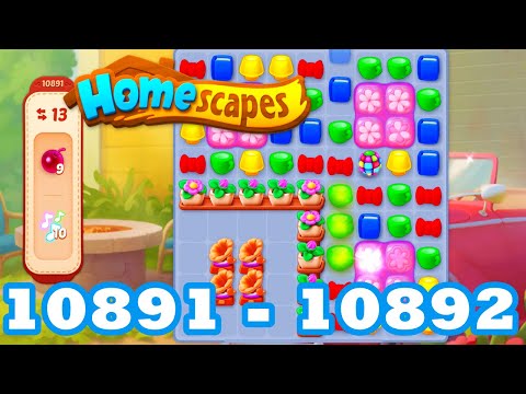Homescapes Level 10891 - 10892 HD 3 - match puzzle Gameplay Walkthrough | android | IOS GameGo Game