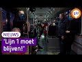 Protest tegen verdwijnen trolleylijn naar Oosterbeek