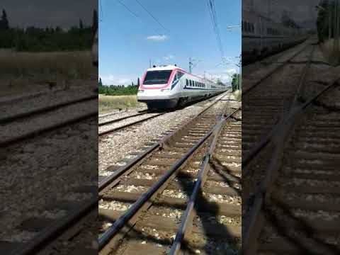 Hellenic Train ETR 470 ICE 51 διέλευση Απο ΣΣ Οινόης 16.6.2022