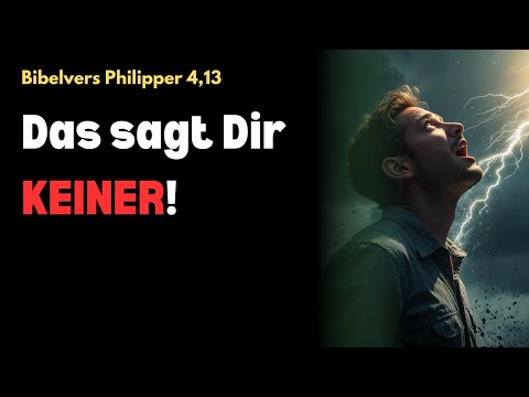 Philipper 4:13 – Das Geheimnis unerschütterlicher Stärke!