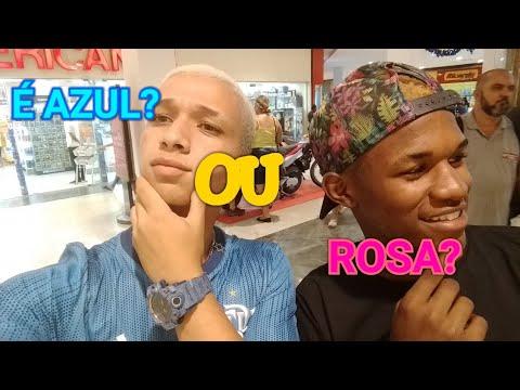 Pegadinha da "Entrevista": É Azul ou Rosa? (Bruno Carlson)