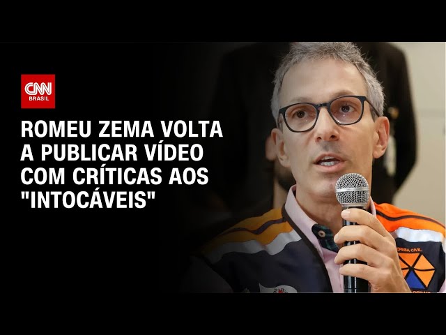 STF: Romeu Zema volta a publicar vídeo com críticas aos "intocáveis" | CNN NOVO DIA
