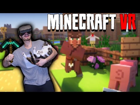 Minecraft in VIRTUAL REALITY, farmer Nistor #1