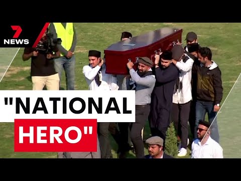 Security guard Faraz Tahir has been called a national hero by the prime minister | 7 News Australia